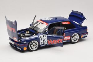BMW M3 E30 Auto Maass #42 H. Becker DTM 1992 Minichamps 1:18 180922042 Diecast - image 2 of 8