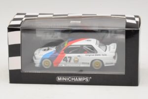 BMW M3 E30 M-Team Linder #47 Vogt / Herger Winners ETC Zolder 1987 Minichamps 1:43 430872047 Diecast - image 4 of 4