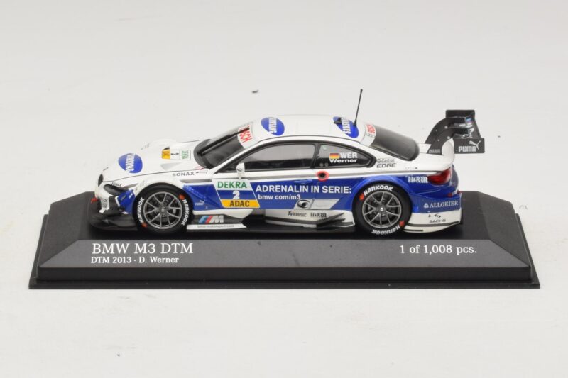 BMW M3 E92 DTM #2 D. Werner BMW Team Schnitzer DTM 2013 Minichamps 1:43 410132202 Diecast