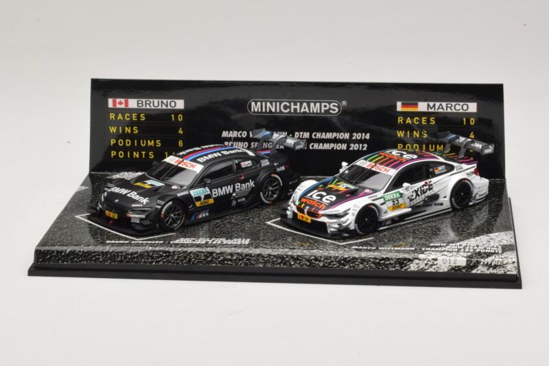 BMW M3 & M4 DTM Champions Set B. Spengler / M. Wittmann 2012 & 2014 Minichamps 1:43 BMW M3 & M4 DTM Champions Set B. Spengler / M. Wittmann 2012 & 2014 Minichamps 1:43 412020723 Diecast