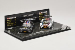 BMW M3 & M4 DTM Champions Set B. Spengler / M. Wittmann 2012 & 2014 Minichamps 1:43 412020723 Diecast - image 2 of 5