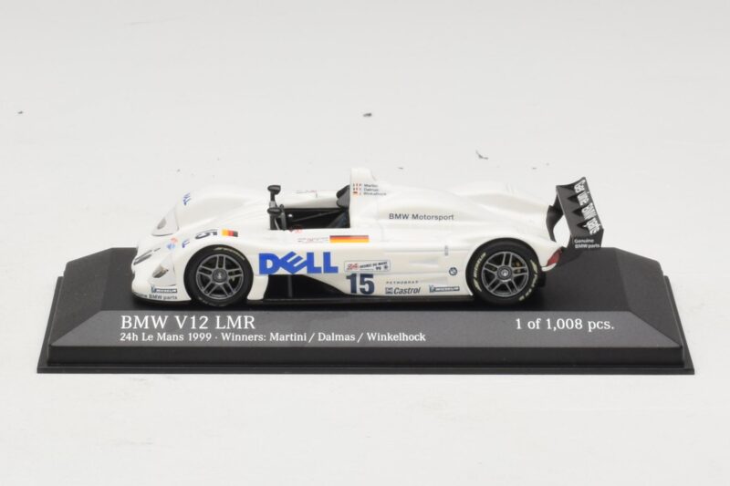 BMW V12 LMR #15 P. Martini / Y. Dalmas / J. Winkelhock 24 Hours of Le Mans Winner 1999 Minichamps 1:43 430992915 Diecast