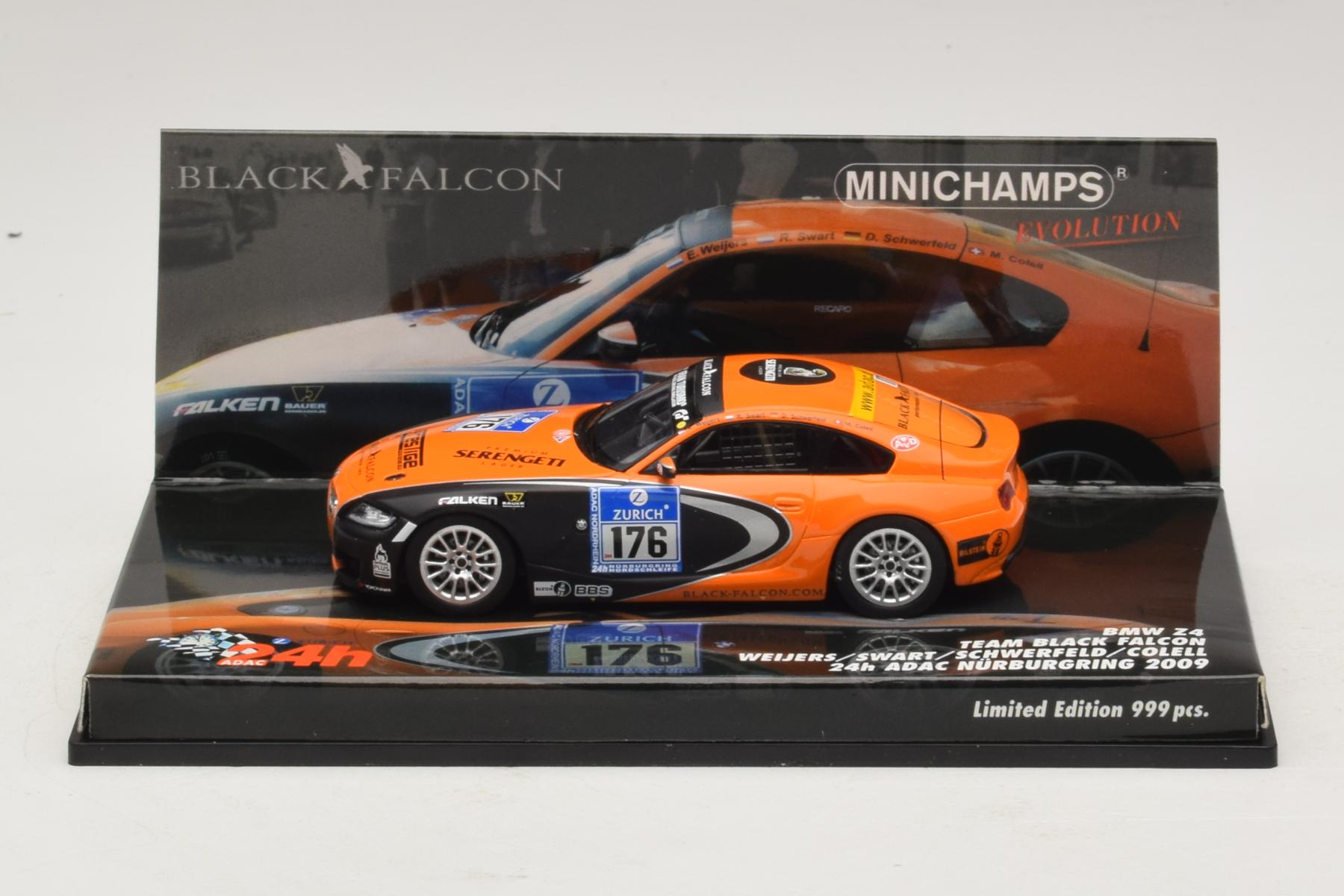 Minichamps BMW Z4 GT3 Black Falcon Nürburgring 1:43