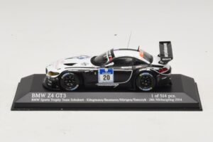 BMW Z4 GT3 BMW Sports Trophy #20 Klingmann / Baumann 24 Hours of Nurburgring 2014 Minichamps 1:43 437142030 Diecast