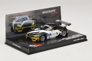 BMW Z4 GT3 Need for Speed Team #4 Hartung / Viebahn 24 Hours of Nürburgring 2011 Minichamps 1:43 437112904 Diecast - image 2 of 5
