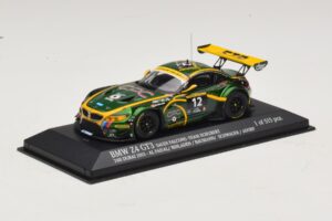 BMW Z4 GT3 Saudi Falcons #12 Al Faisal / Binladen 24 Hours of Dubai 2013 Minichamps 1:43 437132412 Diecast - image 2 of 4