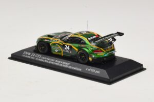 BMW Z4 GT3 Saudi Falcons #24 Al Faisal / Binladen 24 Hours of Dubai 2013 Minichamps 1:43 437132424 Diecast - image 3 of 4