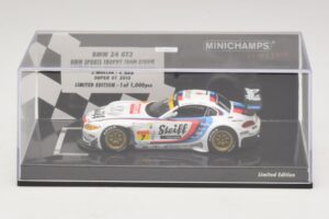 BMW Z4 GT3 Steiff #7 Muller / Ara Super GT 2015 Minichamps 1:43 447152007 Diecast - image 4 of 5