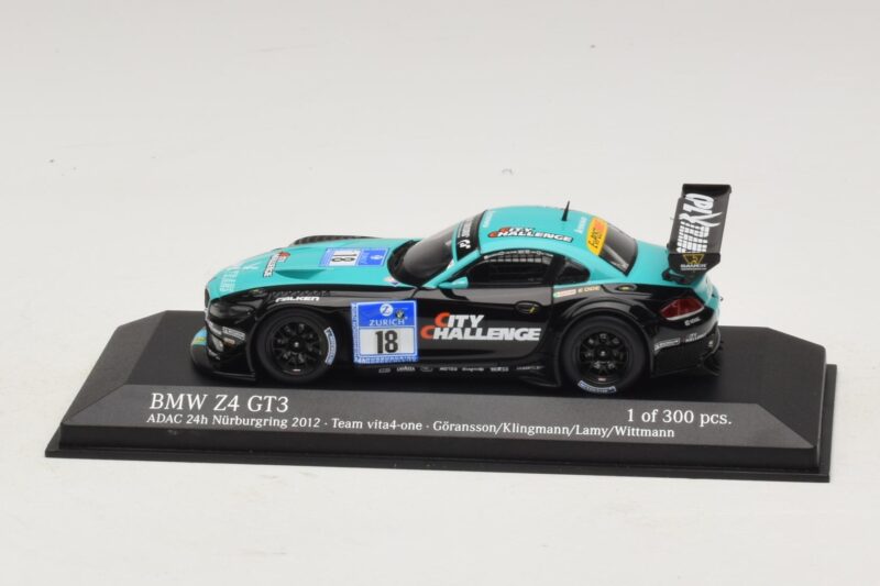 BMW Z4 GT3 Vita4One #18 Goransson / Klingmann 24 Hours of Nürburgring 2012 Minichamps 1:43 BMW Z4 GT3 Vita4One #18 Goransson / Klingmann 24 Hours of Nürburgring 2012 Minichamps 1:43 437122918 Diecast