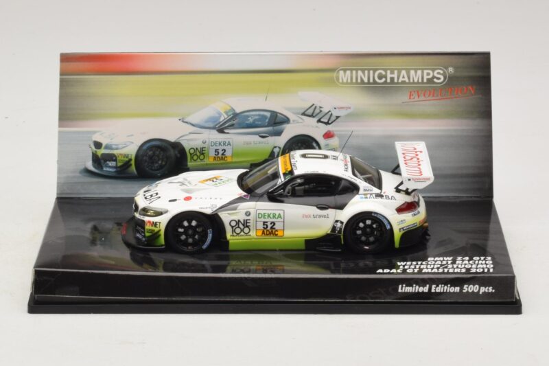 BMW Z4 GT3 Westcoast Racing #52 F. Lestrup ADAC GT Masters 2011 Minichamps 1:43 BMW Z4 GT3 Westcoast Racing #52 F. Lestrup ADAC GT Masters 2011 Minichamps 1:43 437112952 Diecast