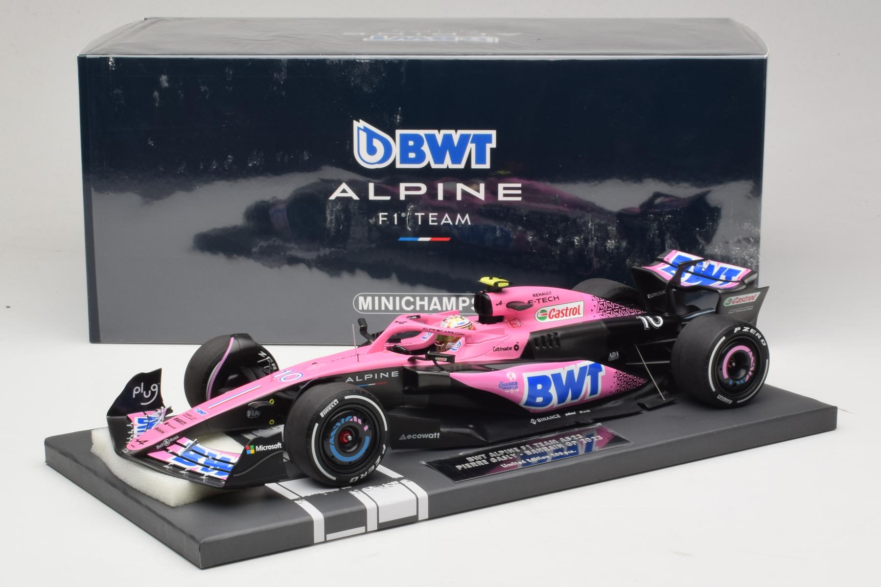 Minichamps BWT Alpine A523 Gasly 1:18 Diecast Model