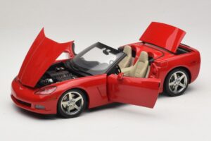 Chevrolet Corvette C6 Convertible Red AUTOart 1:18 71221 Diecast - image 2 of 8