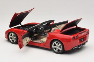 Chevrolet Corvette C6 Convertible Red AUTOart 1:18 71221 Diecast - image 5 of 8