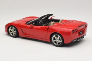 Chevrolet Corvette C6 Convertible Red AUTOart 1:18 71221 Diecast - image 7 of 8