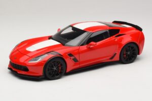 Chevrolet Corvette C7 Grand Sport Red with White Stripes AUTOart 1:18 71274 Composite
