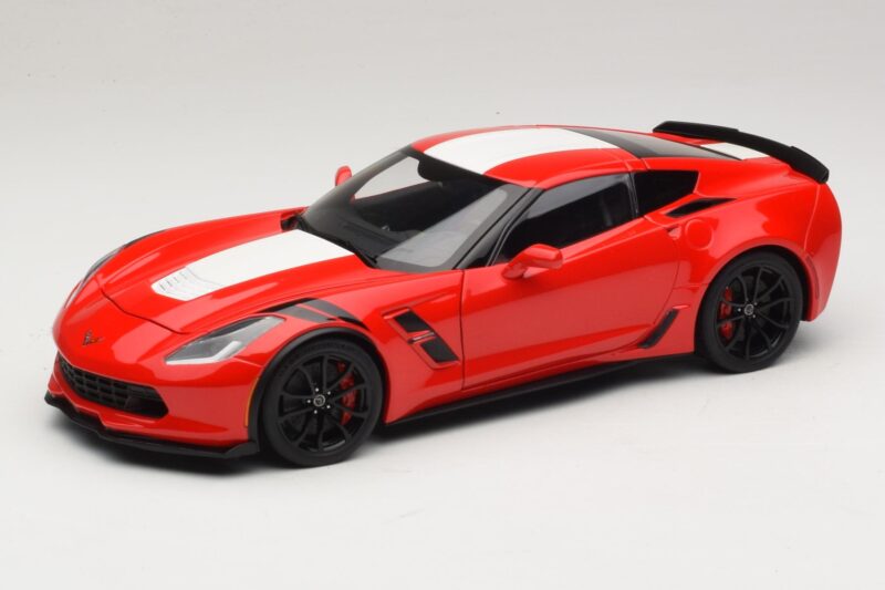 Chevrolet Corvette C7 Grand Sport Red with White Stripes AUTOart 1:18 Chevrolet Corvette C7 Grand Sport Red with White Stripes AUTOart 1:18 71274 Composite