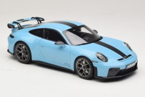 Porsche 911 992.2 GT3 Weissach Package Gulf Blue Norev 1:18 187000 Diecast - image 6 of 8
