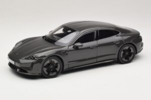 Porsche Taycan Turbo S Slate Grey Neo Norev 1:18 187654 Diecast