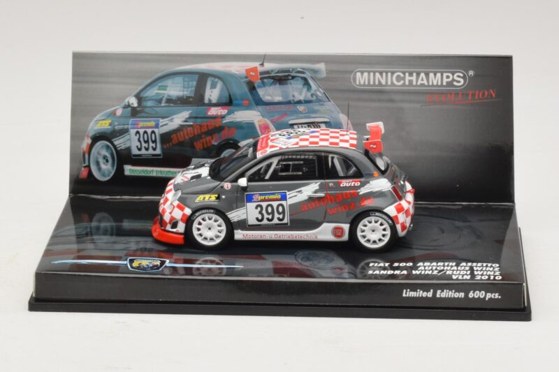 Fiat 500 Abarth Assetto Corse #399 Autohaus Winz VLN 2010 Minichamps 1:43 437101299 Diecast