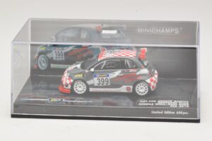 Fiat 500 Abarth Assetto Corse #399 Autohaus Winz VLN 2010 Minichamps 1:43 437101299 Diecast - image 4 of 5