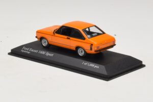 Ford Escort 1600 Sport Mk2 Orange Minichamps 1:43 400084471 Diecast - image 3 of 4