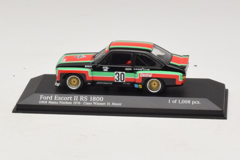 Ford Escort Mk2 RS1800 #30 H. Heyer Class Winner DRM Mainz-Finthen 1976 Minichamps 1:43 Ford Escort Mk2 RS1800 #30 H. Heyer Class Winner DRM Mainz-Finthen 1976 Minichamps 1:43 400768430 Diecast