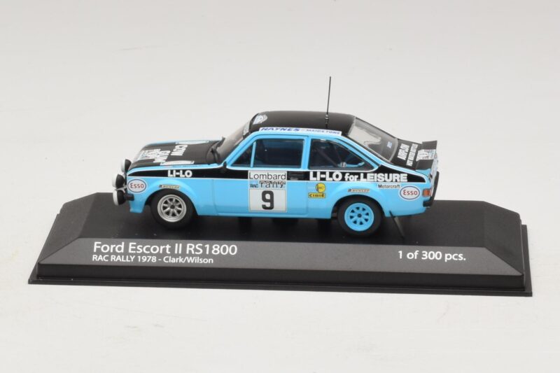 Ford Escort Mk2 RS1800 #9 R. Clark / Wilson RAC Rally 1978 Minichamps 1:43 Ford Escort Mk2 RS1800 #9 R. Clark / Wilson RAC Rally 1978 Minichamps 1:43 400788409 Diecast