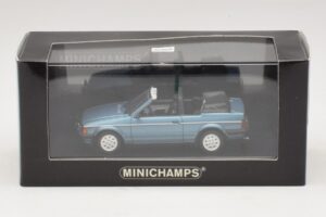 Ford Escort Mk3 Cabriolet Blue Metallic Minichamps 1:43 400085030 Diecast - image 4 of 4