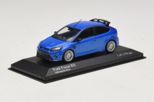 Ford Focus RS Mk2 Blue Metallic Minichamps 1:43 400088101 Diecast - image 2 of 4