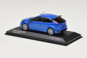 Ford Focus RS Mk2 Blue Metallic Minichamps 1:43 400088101 Diecast - image 3 of 4