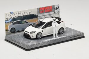Ford Focus RS Mk2 Top Gear White With Figurine Minichamps 1:43 519438810 Diecast - image 2 of 5