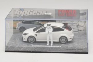 Ford Focus RS Mk2 Top Gear White With Figurine Minichamps 1:43 519438810 Diecast - image 4 of 5