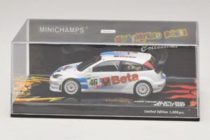 Ford Focus RS WRC #46 V. Rossi / C. Cassina RAC Rally 2007 Damaged Box Minichamps 1:43 400078446-O1 Diecast - image 4 of 5