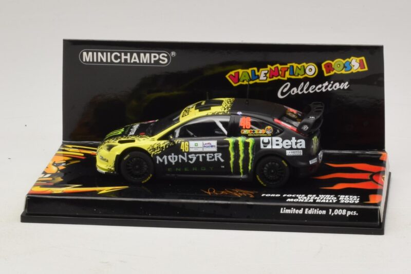 Ford Focus RS WRC #46 V. Rossi / C. Cassina Monza Rally Show 2009 Minichamps 1:43 Ford Focus RS WRC #46 V. Rossi / C. Cassina Monza Rally Show 2009 Minichamps 1:43 400098946 Diecast