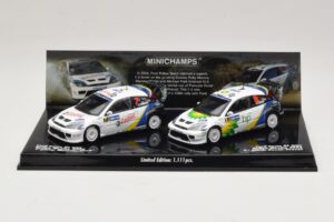 Ford Focus RS WRC Rally Mexico 2004 Set Minichamps 1:43 402048376 Diecast