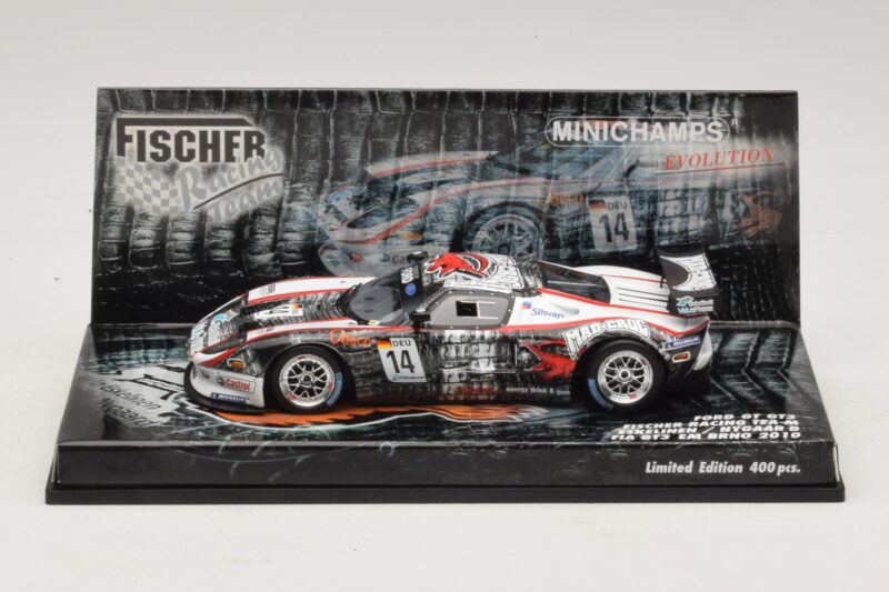 Ford GT GT3 Fisher #14 M. Eskelinen / Nygaard FIA GT3 European Championship Brno 2010 Minichamps 1:43 Ford GT GT3 Fisher #14 M. Eskelinen / Nygaard FIA GT3 European Championship Brno 2010 Minichamps 1:43 437108414 Diecast