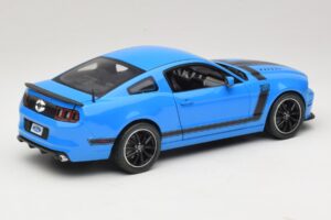 Ford Mustang Boss 302 S197 Blue Shelby Collectibles 1:18 25414S Diecast - image 3 of 8
