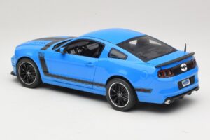 Ford Mustang Boss 302 S197 Blue Shelby Collectibles 1:18 25414S Diecast - image 7 of 8