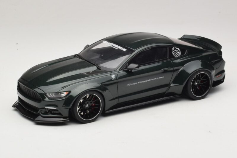 Ford Mustang Liberty Walk Green GT Spirit 1:18 Ford Mustang Liberty Walk Green GT Spirit 1:18 GT838 Resin
