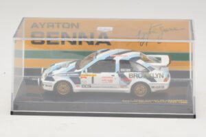 Ford Sierra RS Cosworth #1 A. Senna Rally Test 1986 Minichamps 1:43 540864399 Diecast - image 4 of 4