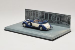 Horch 853 Cabriolet Blue Minichamps 1:43 436012032 Diecast - image 3 of 5
