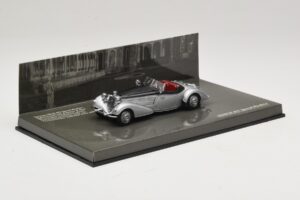 Horch 855 Special Roadster Silver Black Minichamps 1:43 436014204 Diecast - image 2 of 5