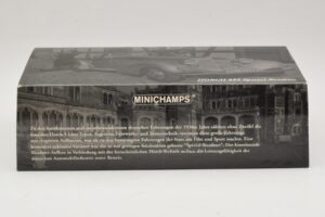 Horch 855 Special Roadster Silver Blue Minichamps 1:43 436014202 Diecast - image 4 of 5