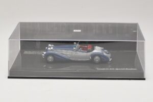 Horch 855 Special Roadster Silver Blue Minichamps 1:43 436014202 Diecast - image 5 of 5
