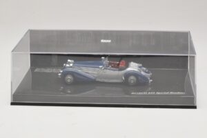 Horch 855 Special Roadster Silver Blue No Outside Box Minichamps 1:43 436014202-O1 Diecast - image 4 of 4