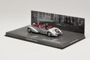 Horch 855 Spezial Roadster Silver Red Minichamps 1:43 436014206 Diecast - image 3 of 5