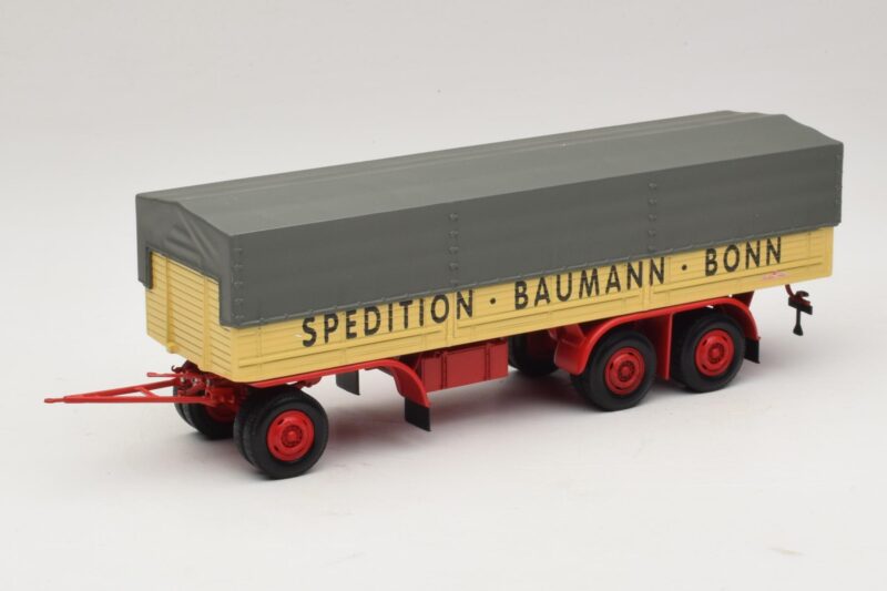 Kassbohrer Flatbed Trailer Baumann Bonn Minichamps 1:43 Kassbohrer Flatbed Trailer Baumann Bonn Minichamps 1:43 439161097 Diecast