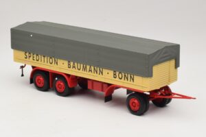 Kassbohrer Flatbed Trailer Baumann Bonn Minichamps 1:43 439161097 Diecast - image 4 of 6