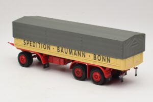 Kassbohrer Flatbed Trailer Baumann Bonn Minichamps 1:43 439161097 Diecast - image 5 of 6