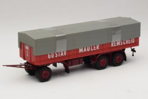 Kassbohrer Flatbed Trailer Mauler Remscheid Minichamps 1:43 Kassbohrer Flatbed Trailer Mauler Remscheid Minichamps 1:43 439161099 Diecast